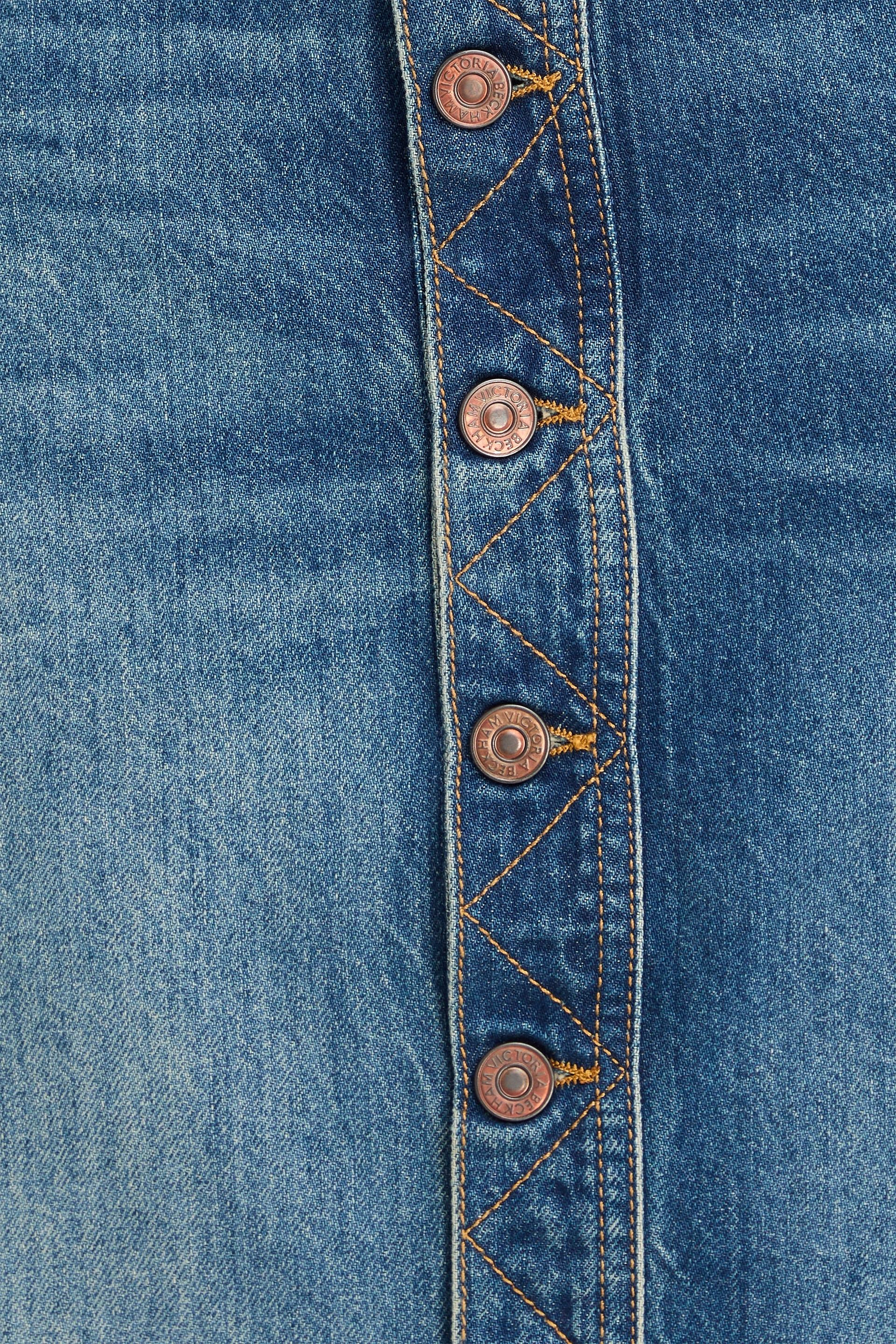 Victoria Beckham Denim midi skirt