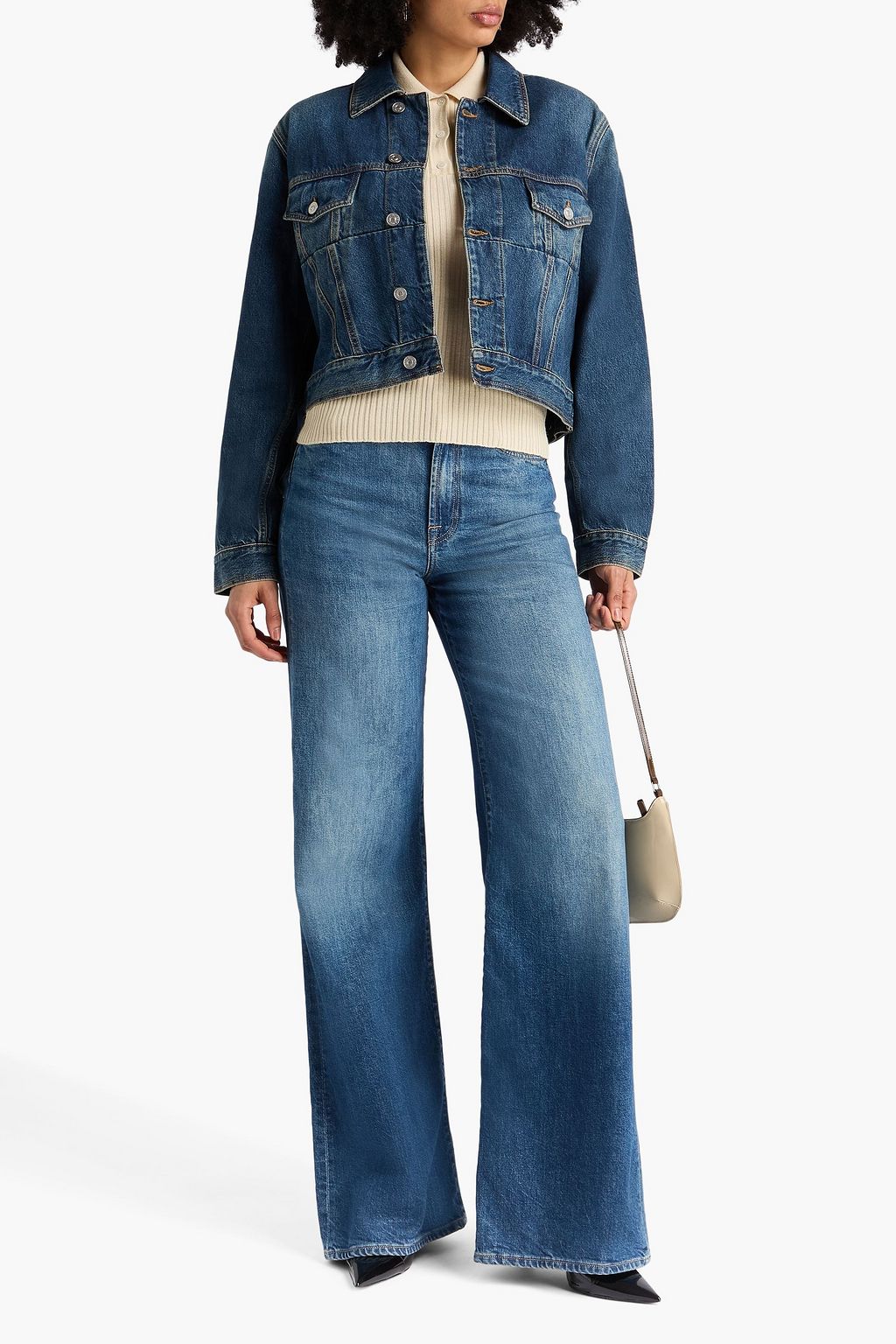 VICTORIA BECKHAM Cropped denim jacket