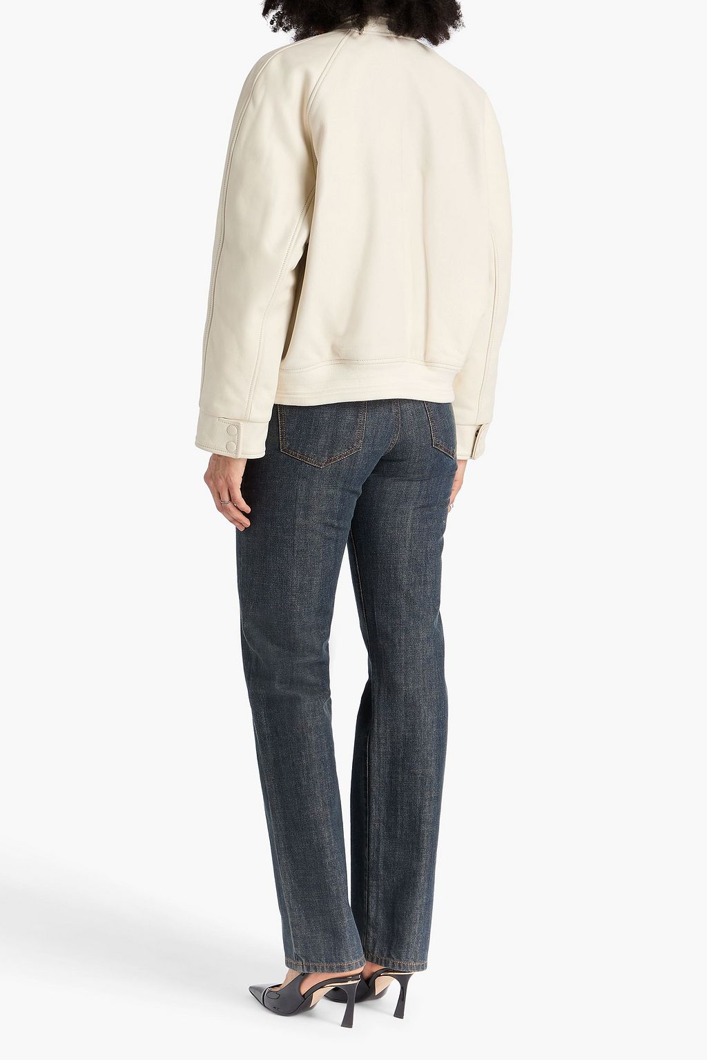 VICTORIA BECKHAM Leather bomber jacket