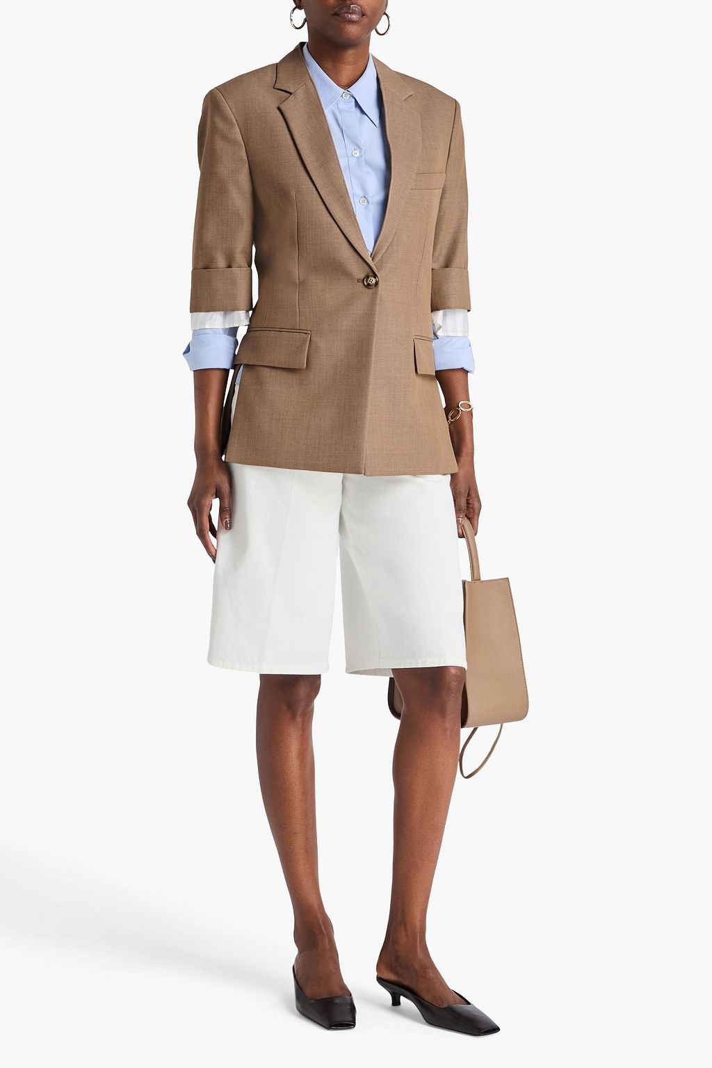 VICTORIA BECKHAM Wool-crepe blazer