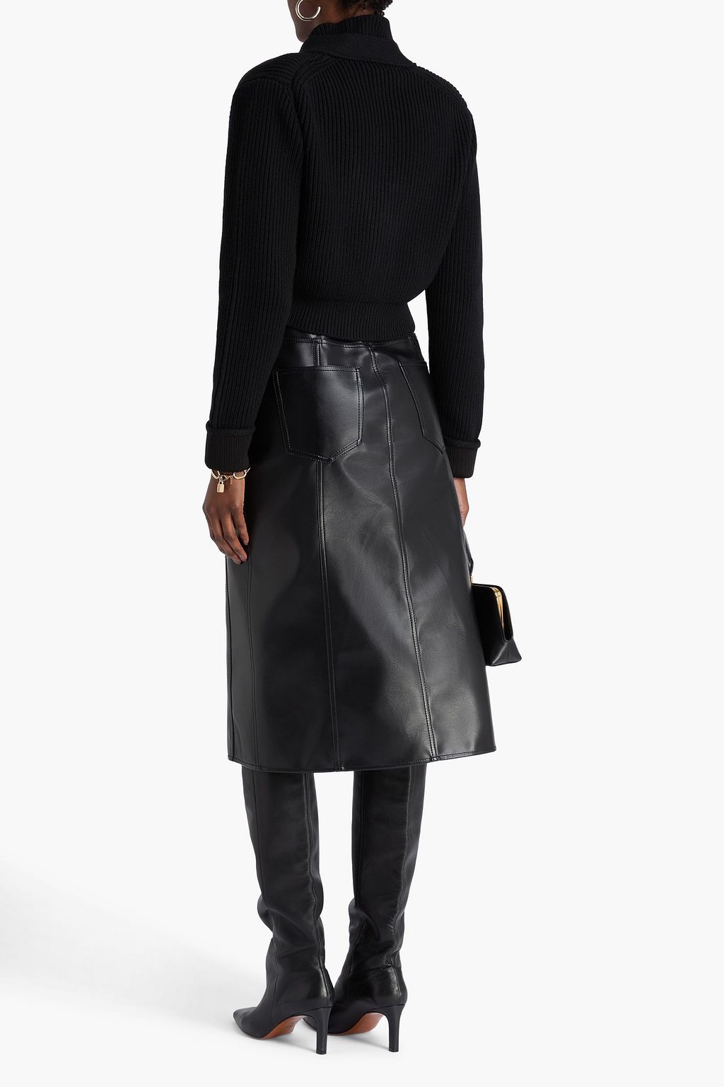 VICTORIA BECKHAM Cropped wool-blend cardigan