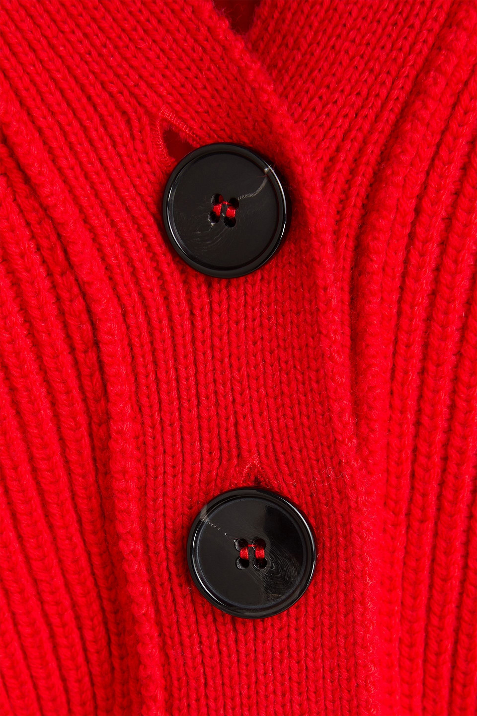 Victoria Beckham Cropped Cardigan Aus Einer Wollmischung In Red
