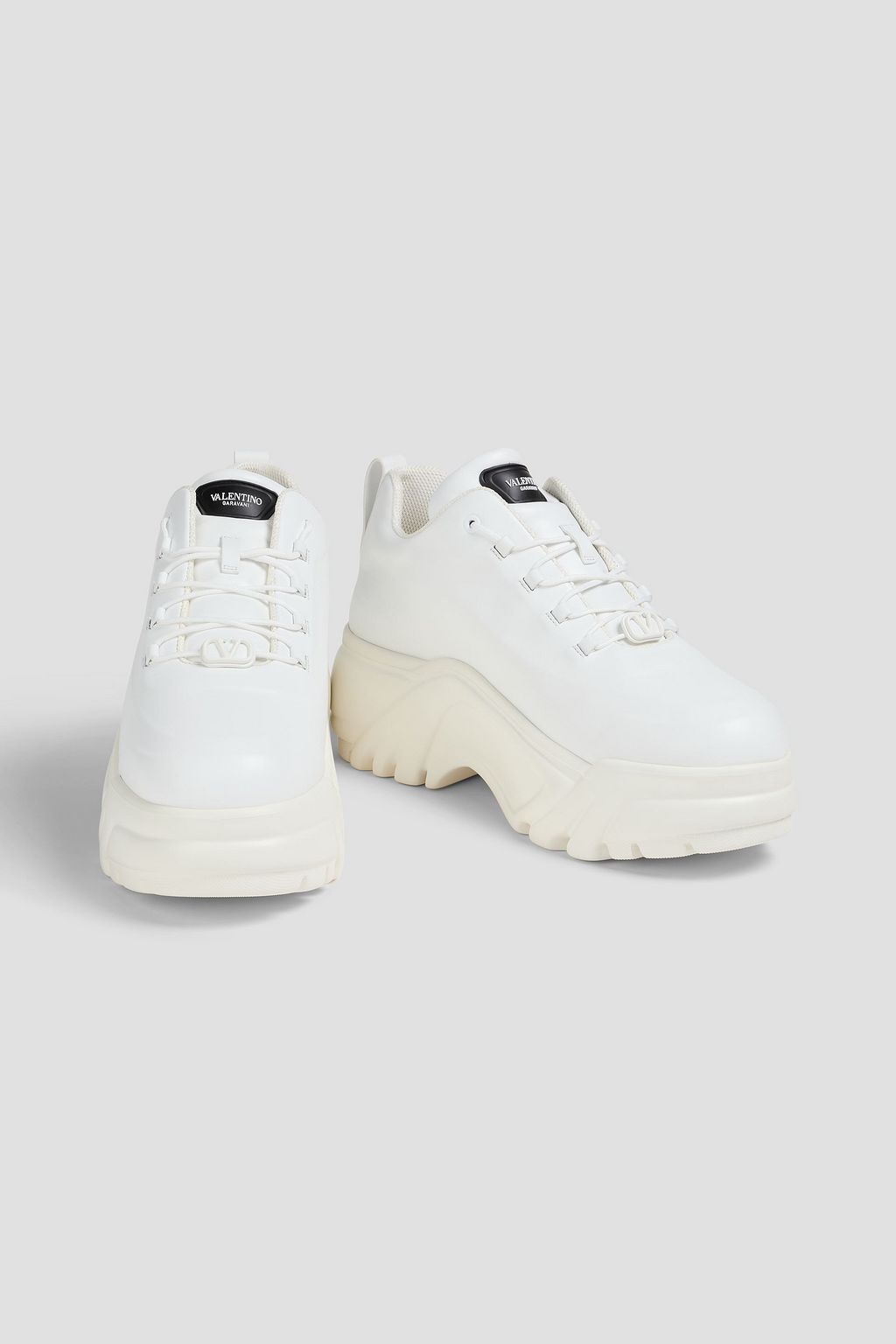 VALENTINO GARAVANI Flyover leather platform sneakers