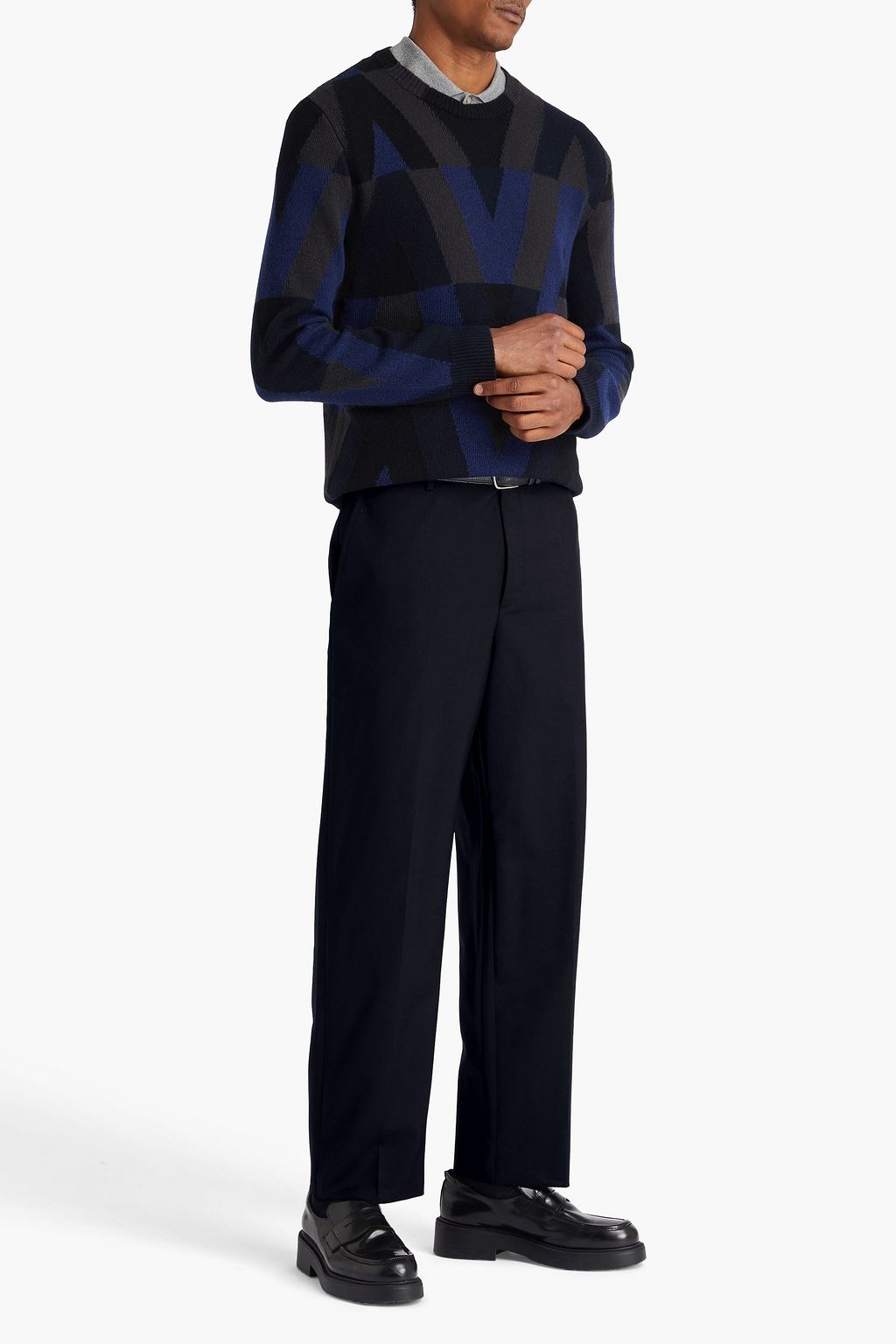 VALENTINO GARAVANI Wool and mohair-blend pants