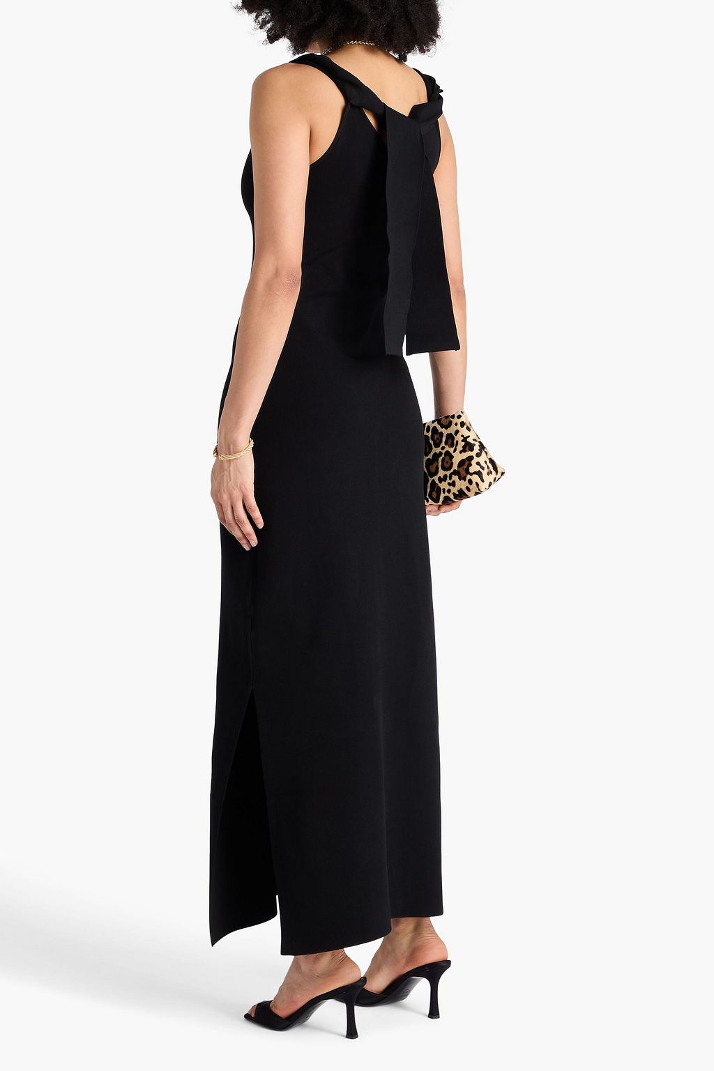 VICTORIA BECKHAM ストレッチニット マキシワンピース ツイスト入り