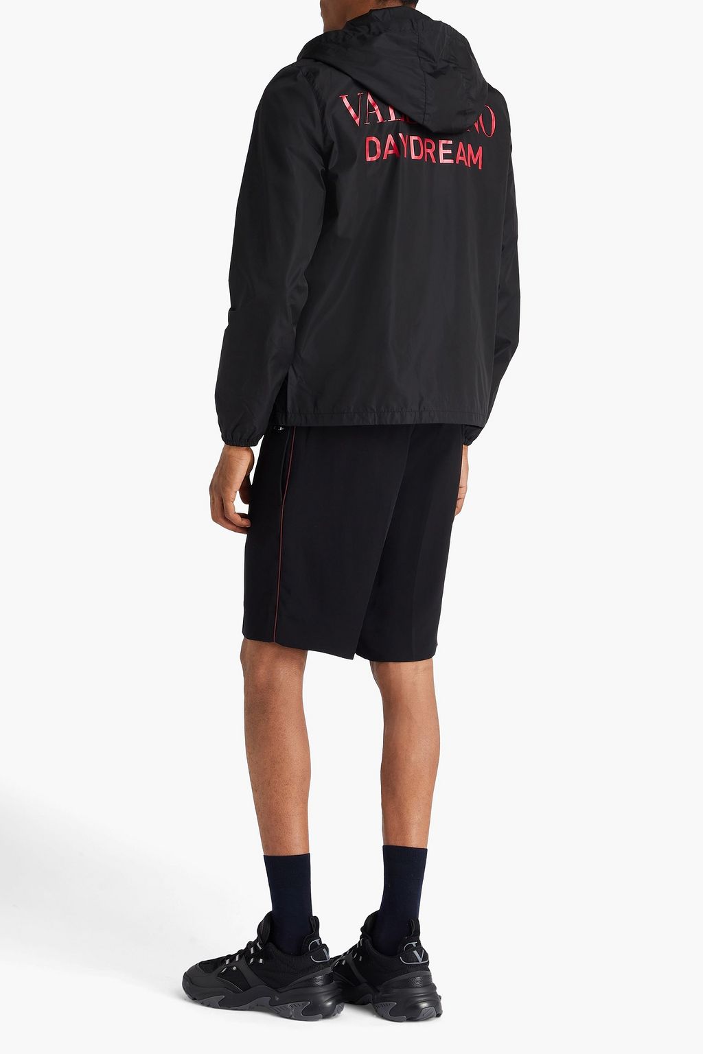 VALENTINO GARAVANI Printed shell hooded jacket