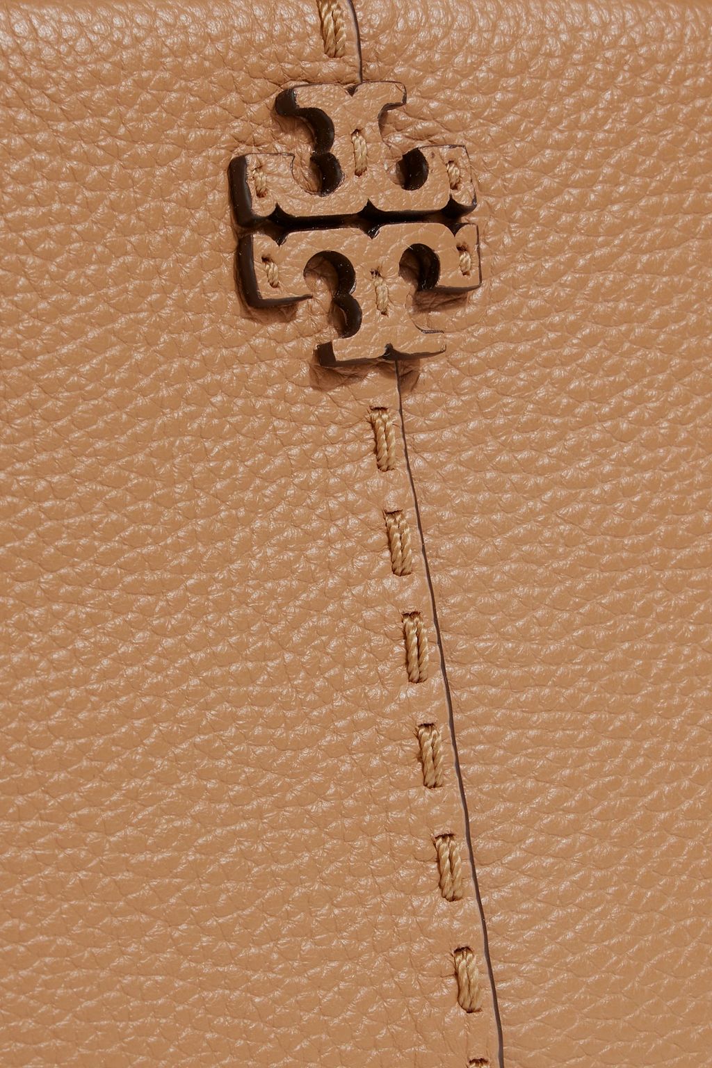 TORY BURCH McGraw pebbled-leather cross-body bag