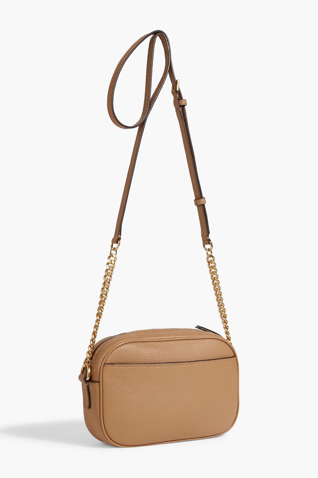 TORY BURCH McGraw pebbled-leather cross-body bag