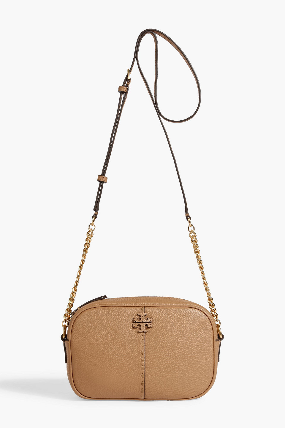 Tory Burch Mcgraw Pebbled-leather Cross-body Bag