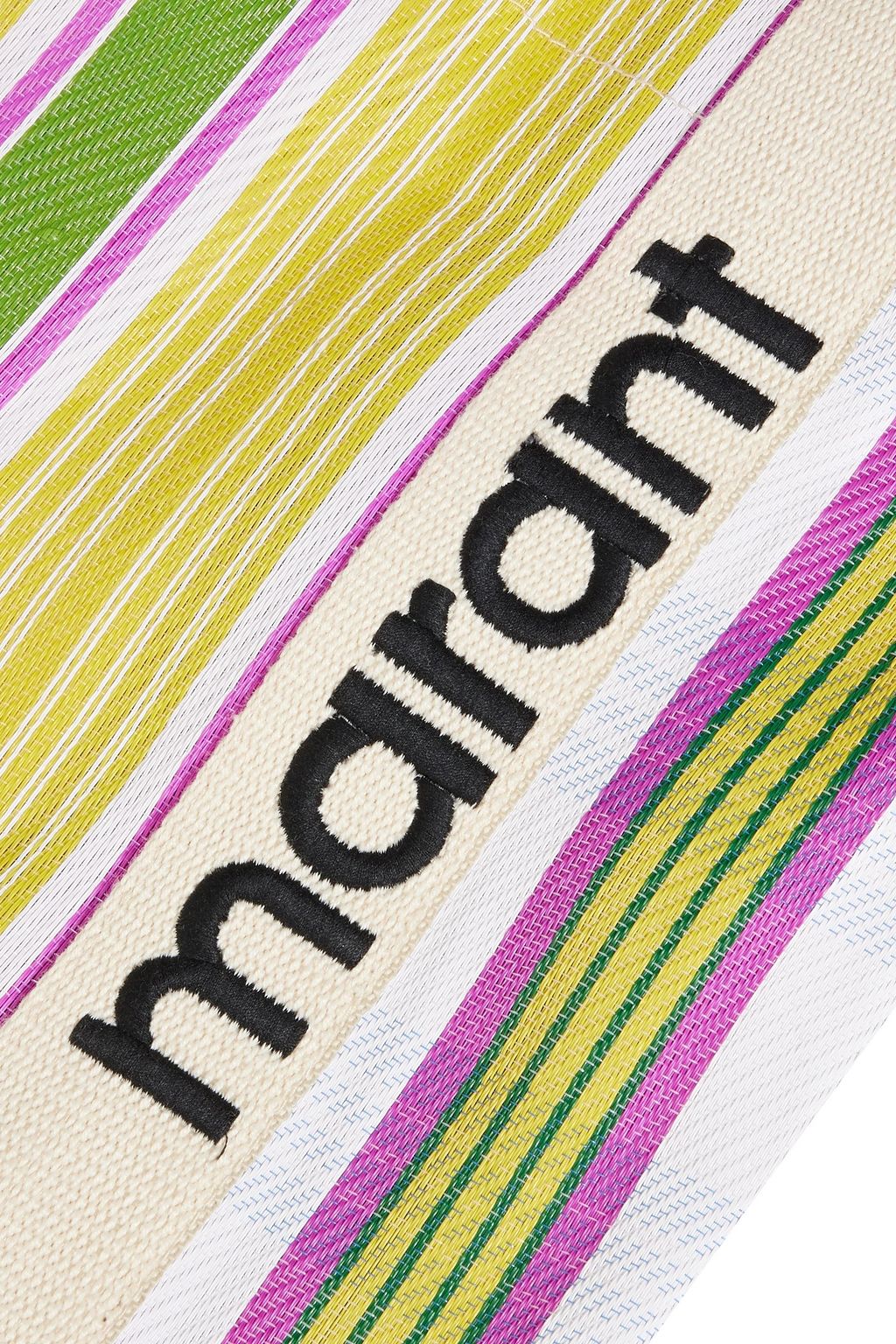 ISABEL MARANT Darwen striped jacquard tote