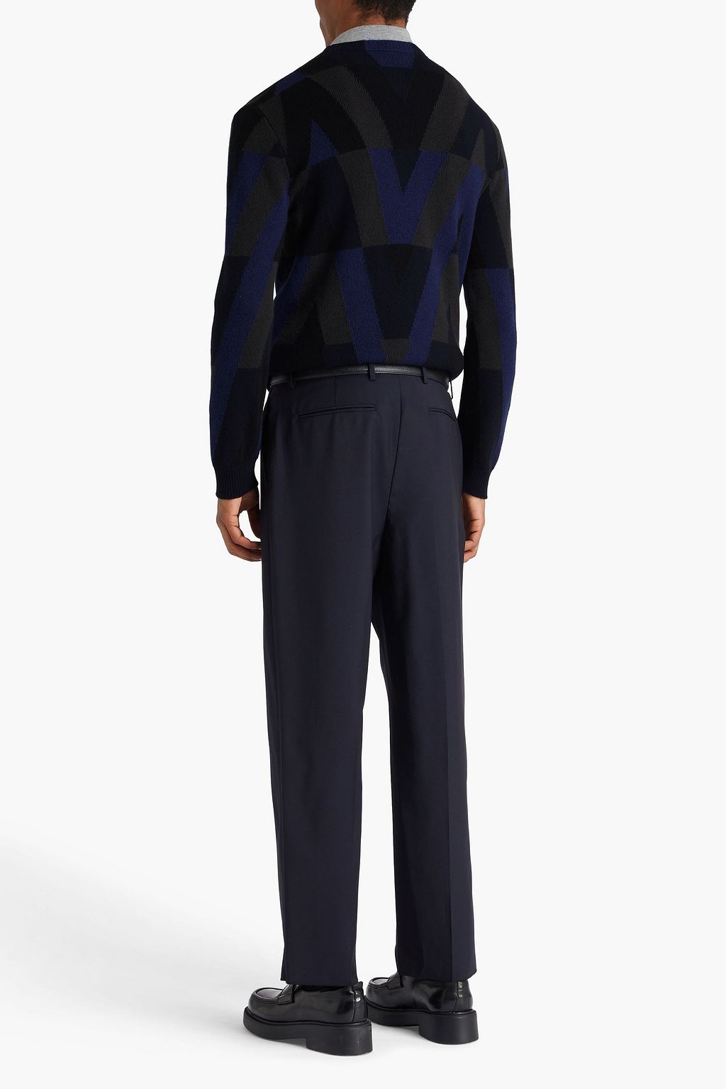 VALENTINO GARAVANI Jacquard-knit wool sweater