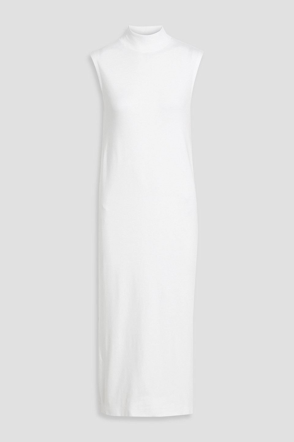 Cotton-jersey midi dress