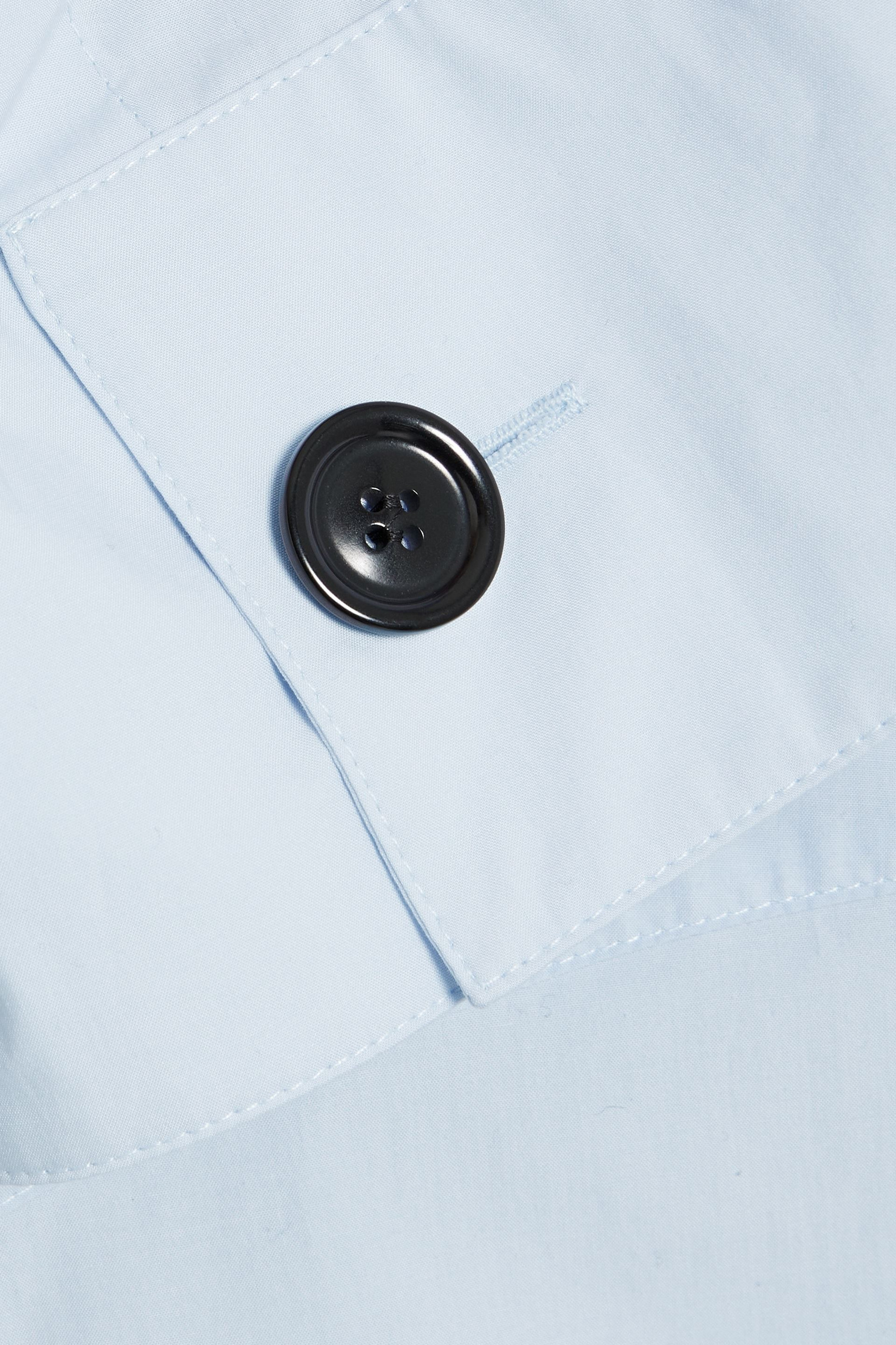 Another Tomorrow Belted cotton-poplin maxi shirt dress thumbnail