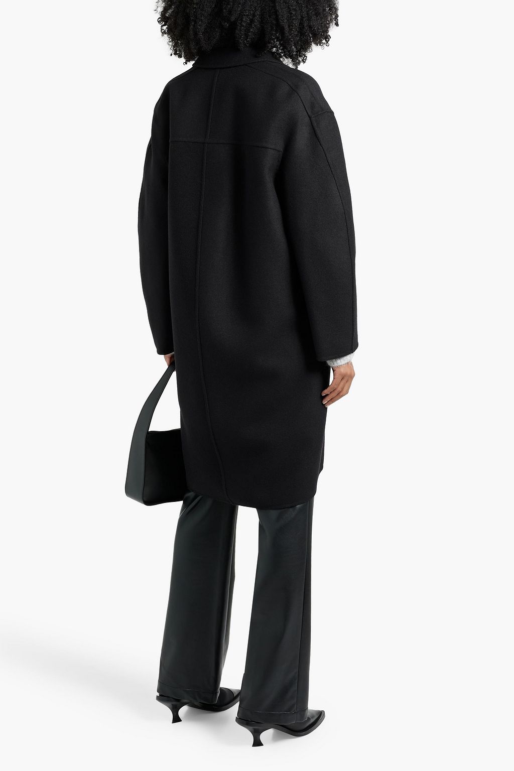 ANOTHER TOMORROW Wool-felt coat