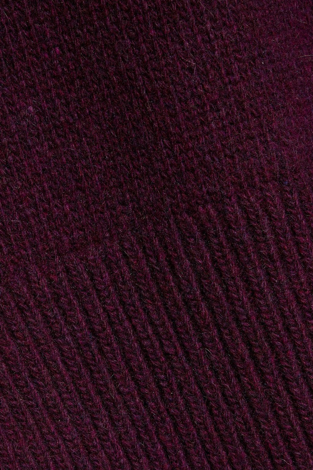 ANOTHER TOMORROW Cashmere and wool-blend sweater