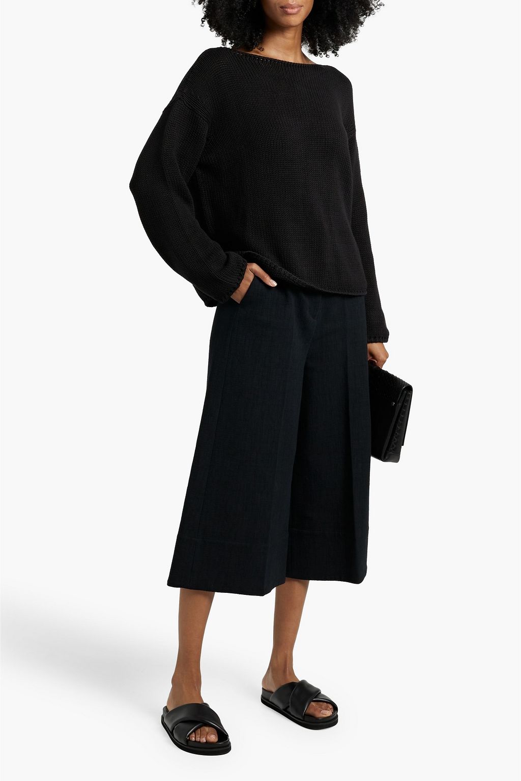 ANOTHER TOMORROW Cotton sweater