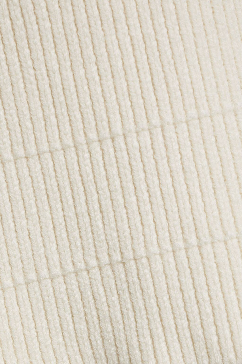ANOTHER TOMORROW Ribbed merino wool-blend sweater