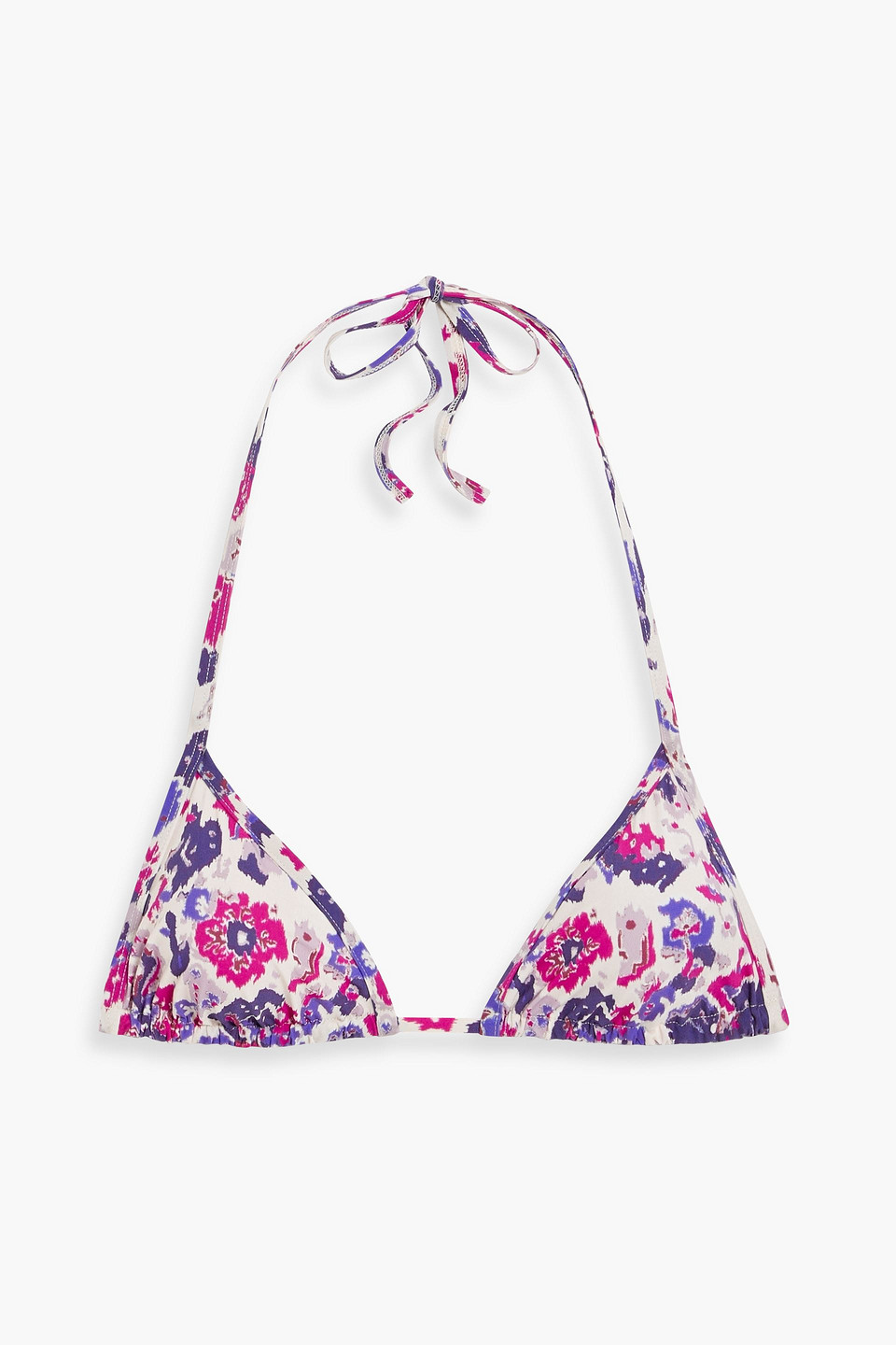 Isabel Marant Shayla Floral-print Triangle Bikini Top