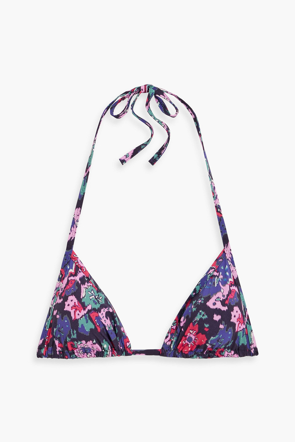 Isabel Marant Shayla Floral-print Triangle Bikini Top