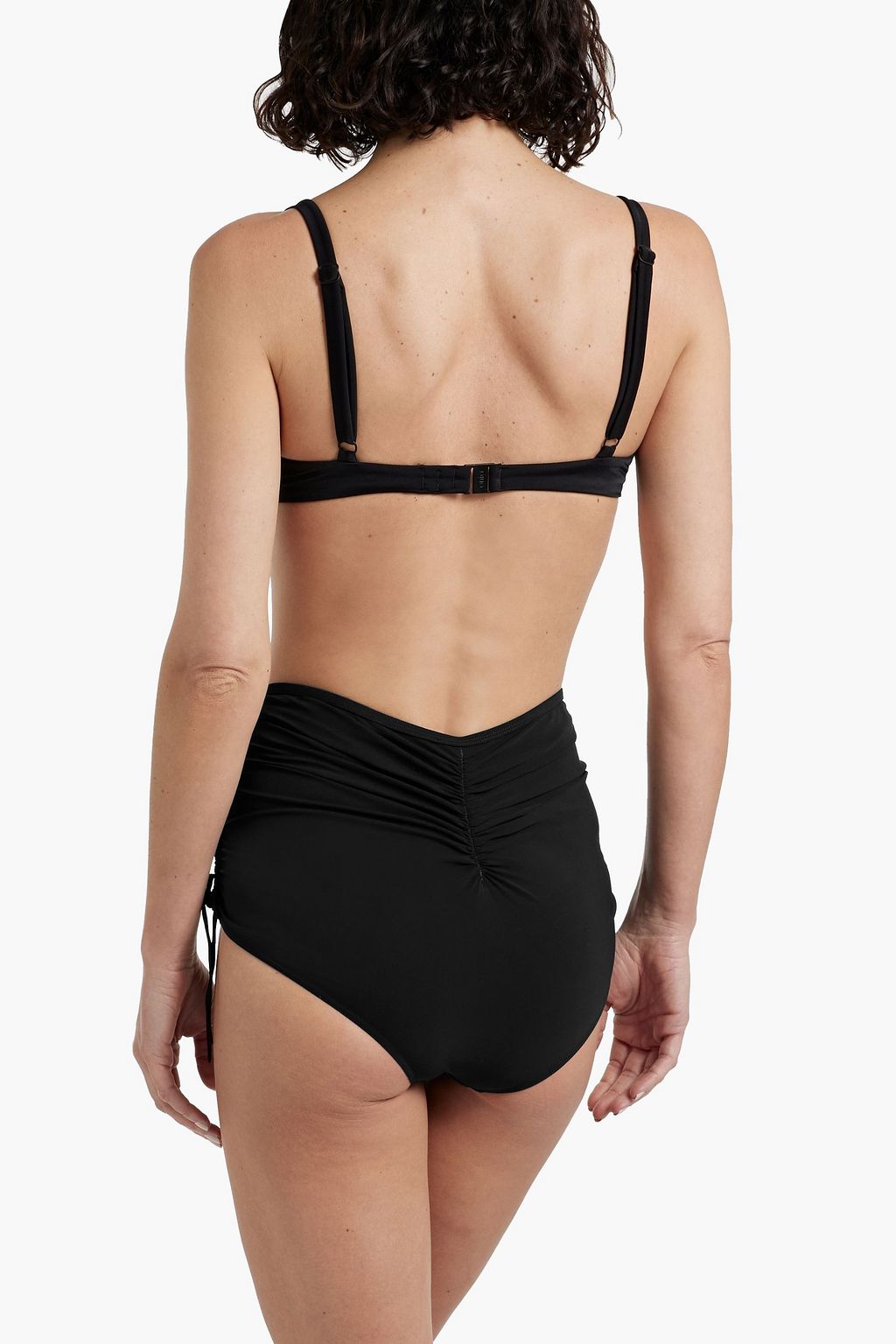 ISABEL MARANT Nelaris ruched high-rise bikini briefs