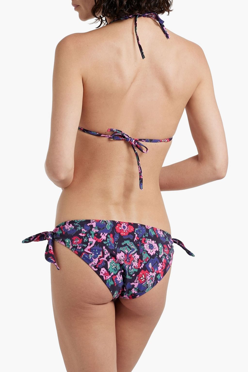 ISABEL MARANT Sukie knotted printed bikini briefs