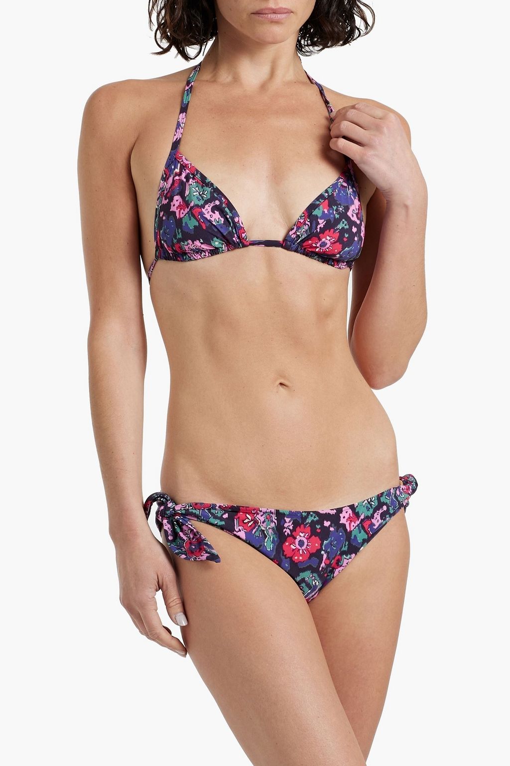 ISABEL MARANT Sukie knotted printed bikini briefs