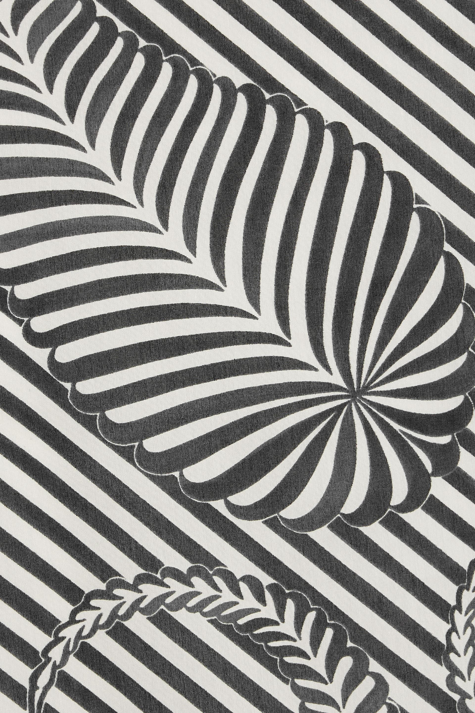Totême Printed Cotton And Silk-blend Voile Pareo