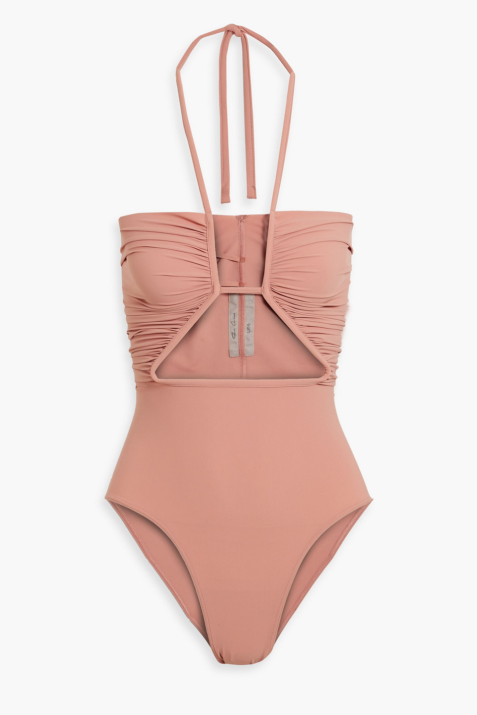 Rick Owens Cutout Halterneck Swimsuit