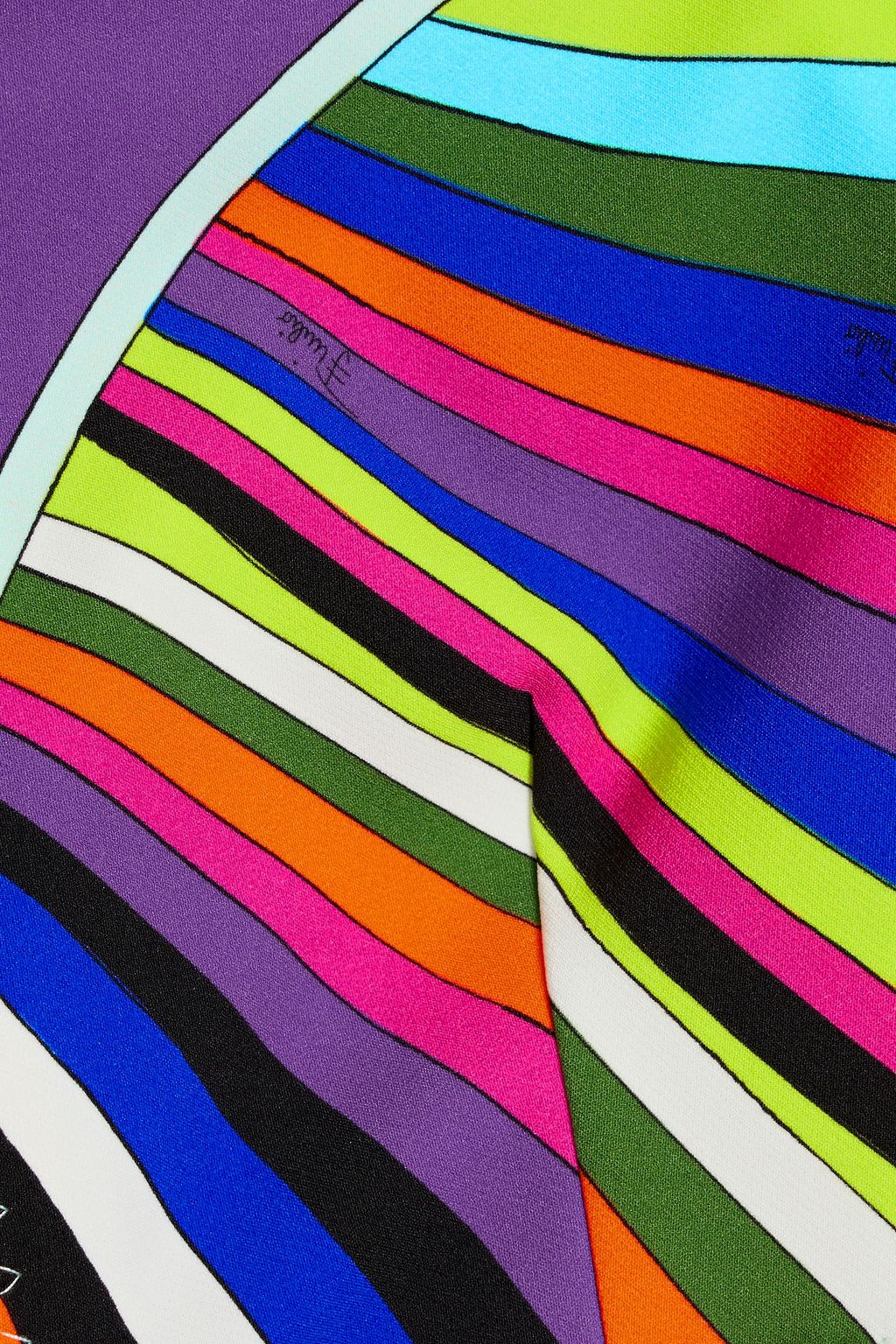 PUCCI オフショルダー ビキニトップ プリント入り