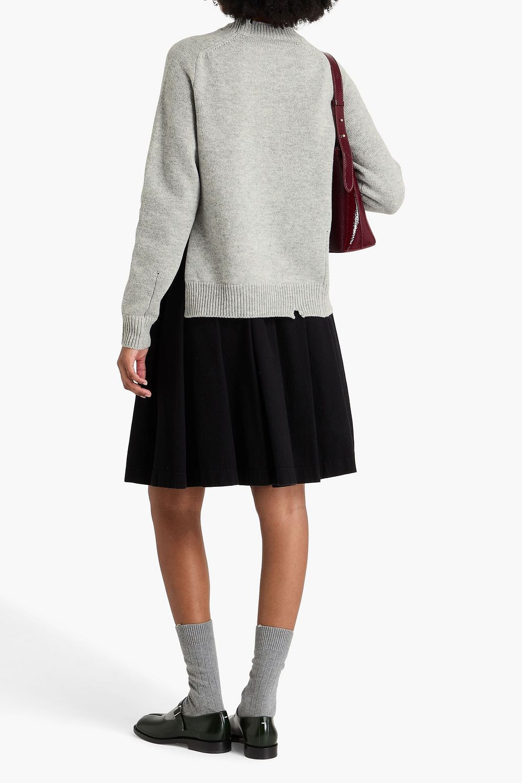 MAISON MARGIELA Distressed wool-blend sweater