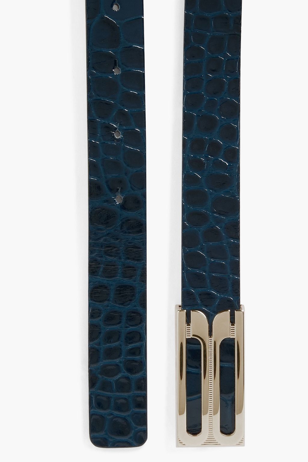 VICTORIA BECKHAM Croc-effect leather belt