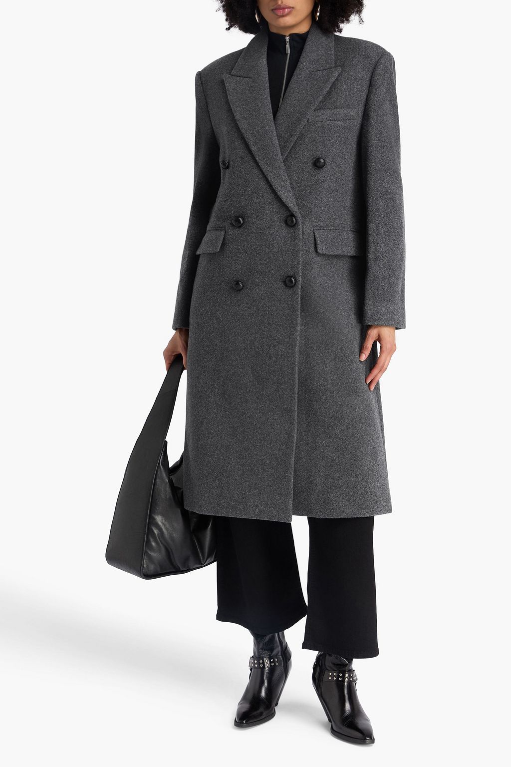 RAG & BONE Lilian double-breasted wool-felt coat