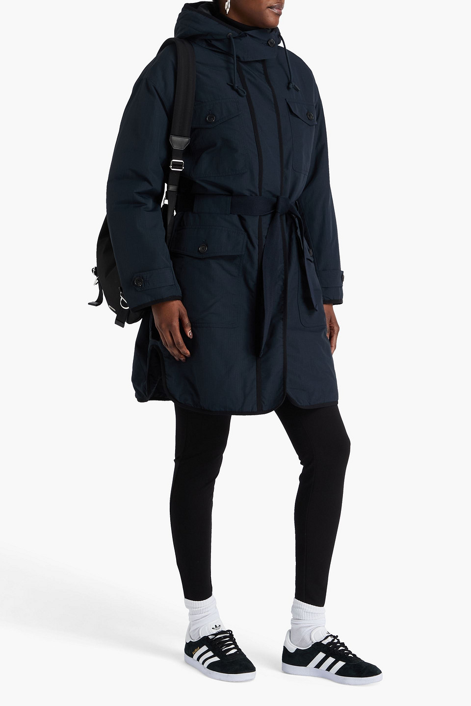  Rag & Bone - Regan Kapuzenparka Aus Ripstop - Blau - Xs 