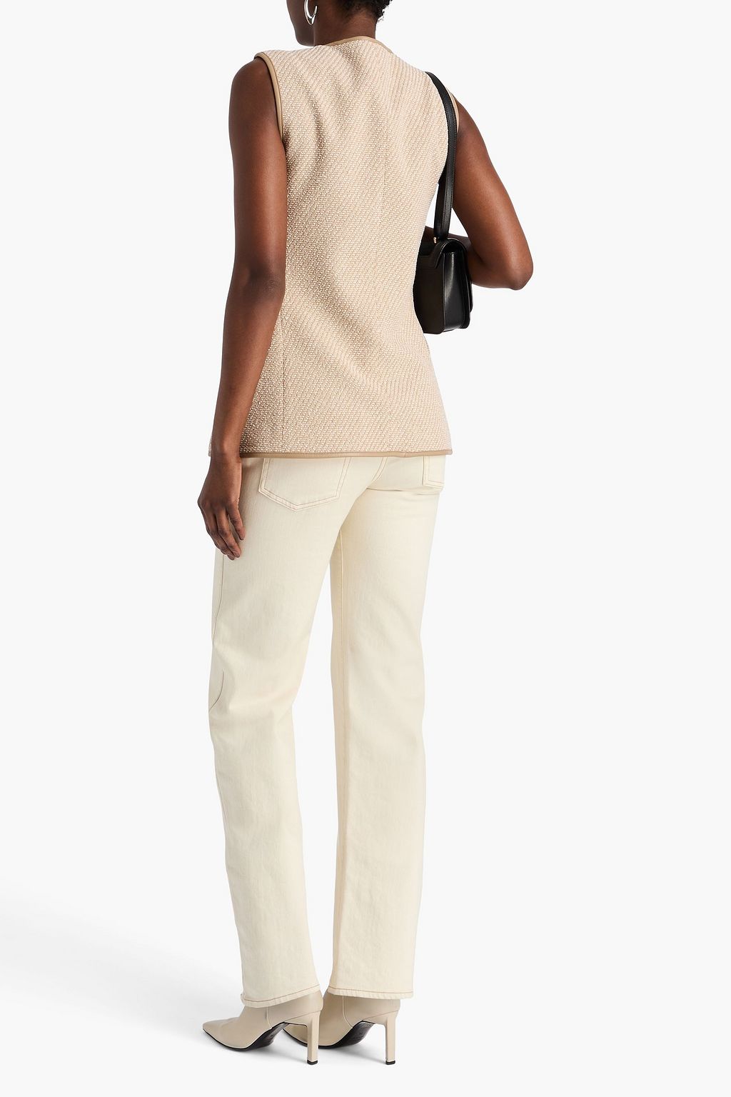 RAG & BONE Bartlet Weste aus Tweed aus einer Baumwollmischung