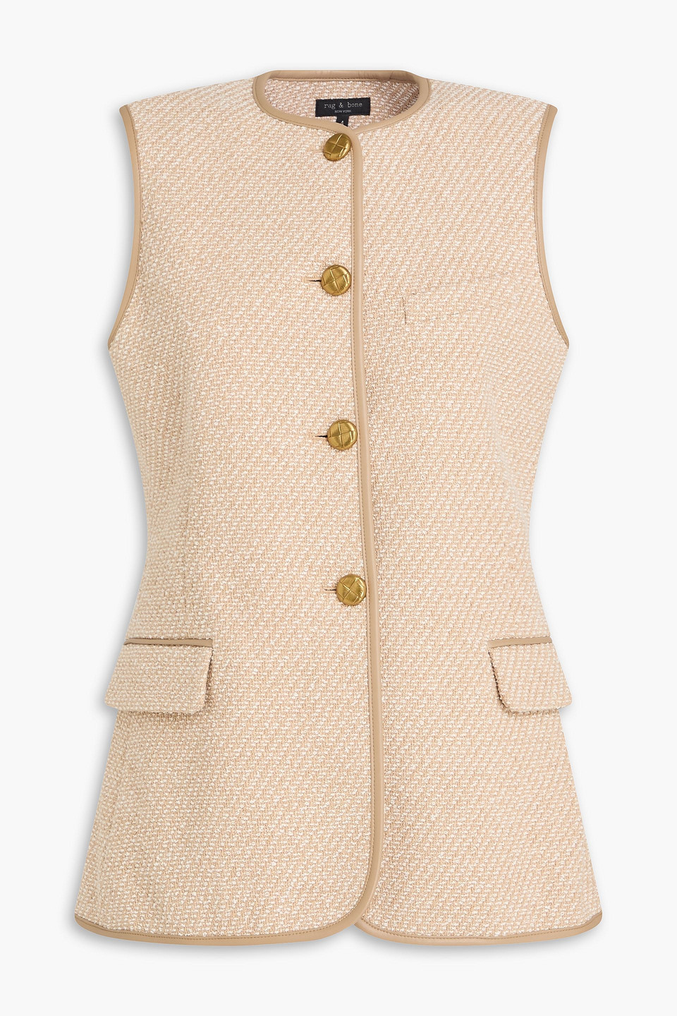 Rag & Bone Bartlet Cotton-blend Tweed Vest