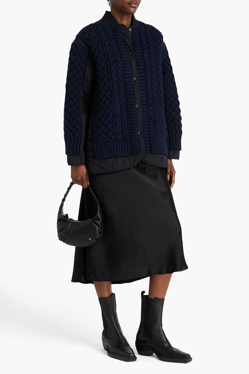  Rag & Bone - Balaclava Aus Geripptem Kaschmir - Blau - Xl 