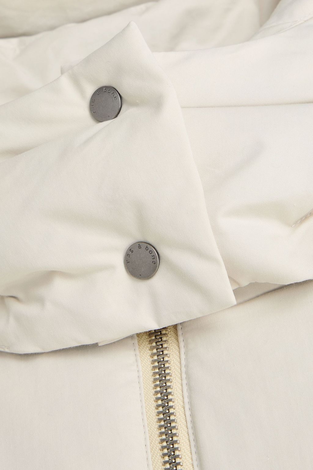 RAG & BONE جاكيت "ماتيلدا" من التويل بقبعة محشو بالزغب المصنوع من مزيج القطن