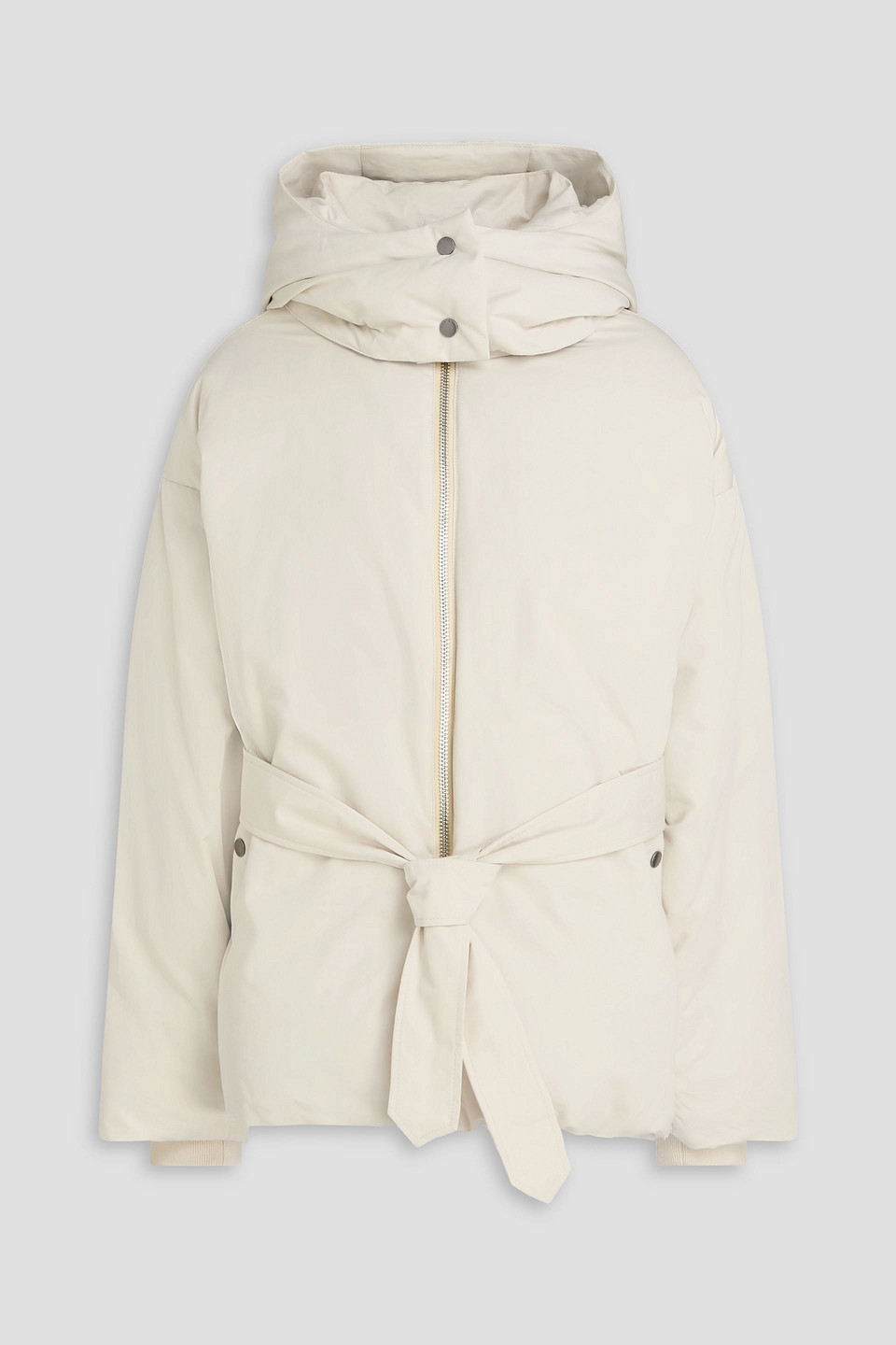 Rag & Bone Matilda Cotton-blend Twill Hooded Down Jacket In White