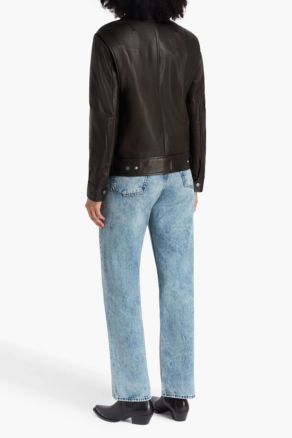 RAG & BONE جاكيت بايكر "مانون" من الجلد