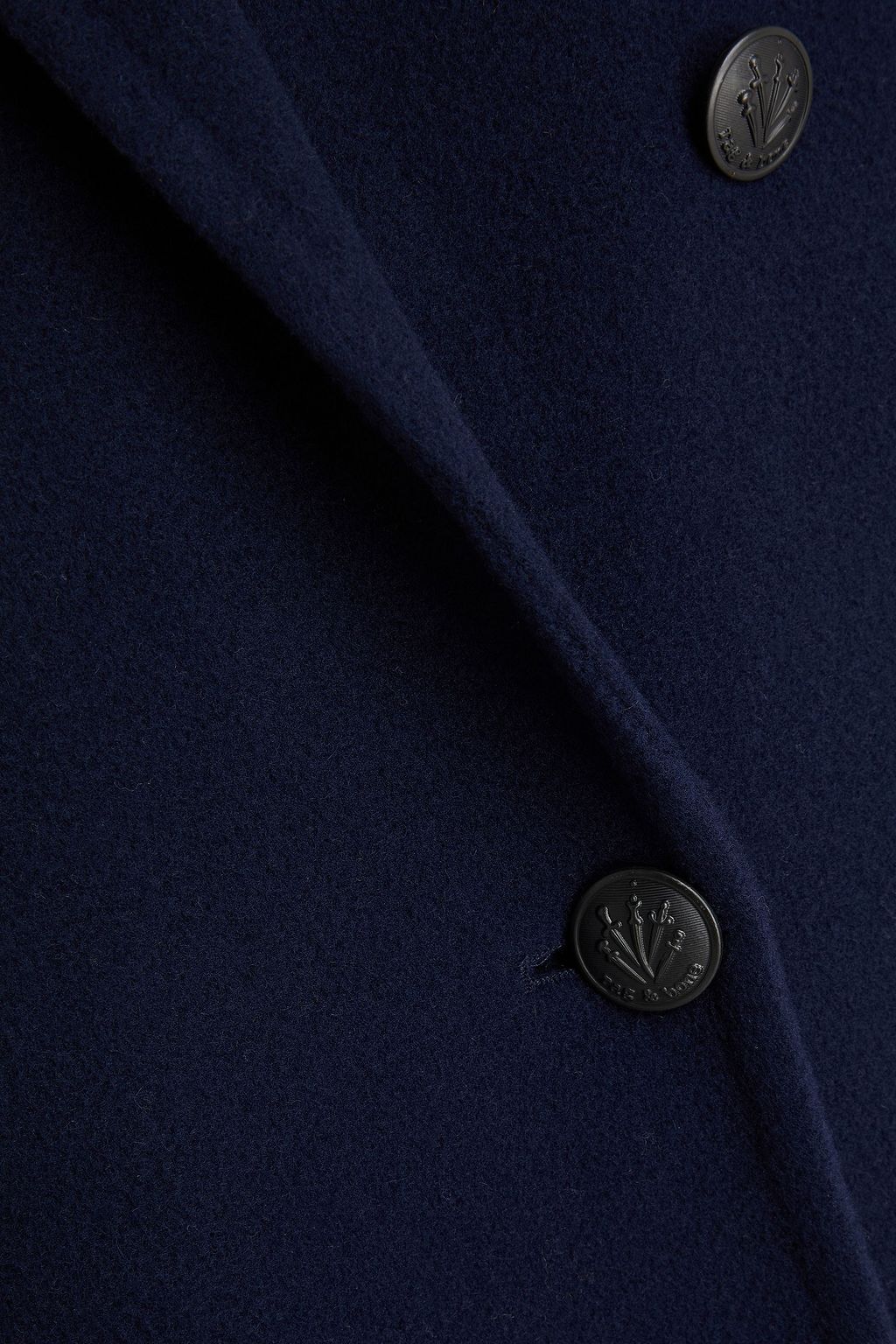 RAG & BONE Thea double-breasted wool-blend felt coat