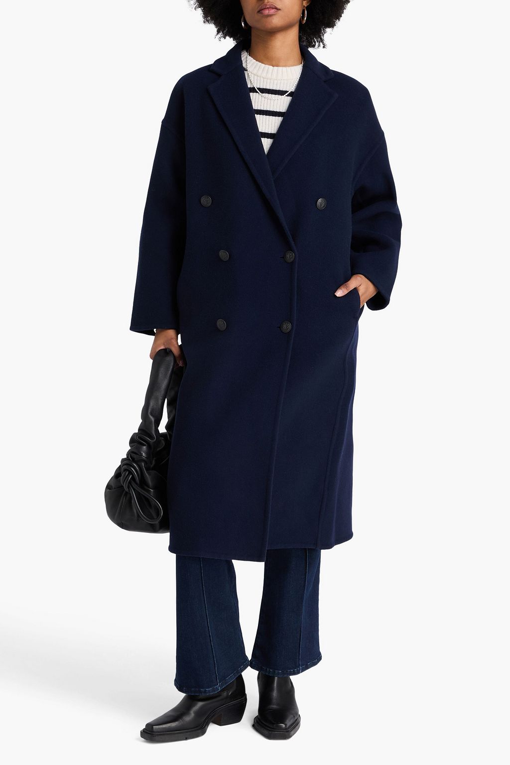 RAG & BONE Thea double-breasted wool-blend felt coat