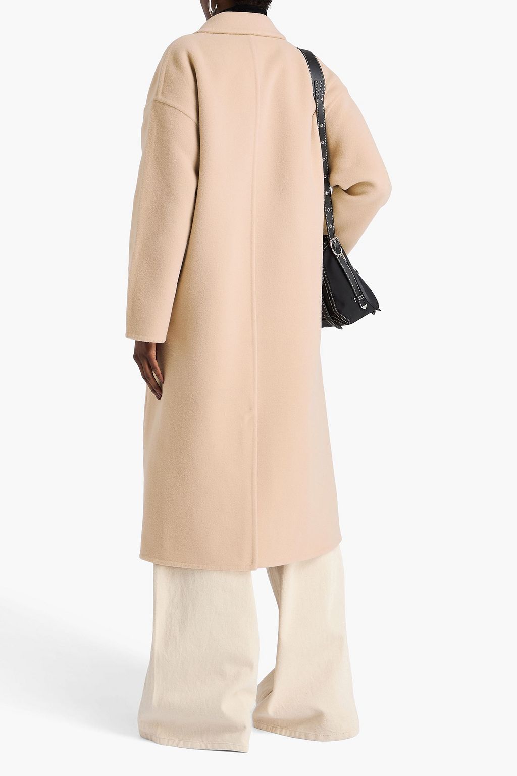 RAG & BONE معطف "ثيا" من اللبّاد المصنوع من مزيج الصوف بصفين من الأزرار