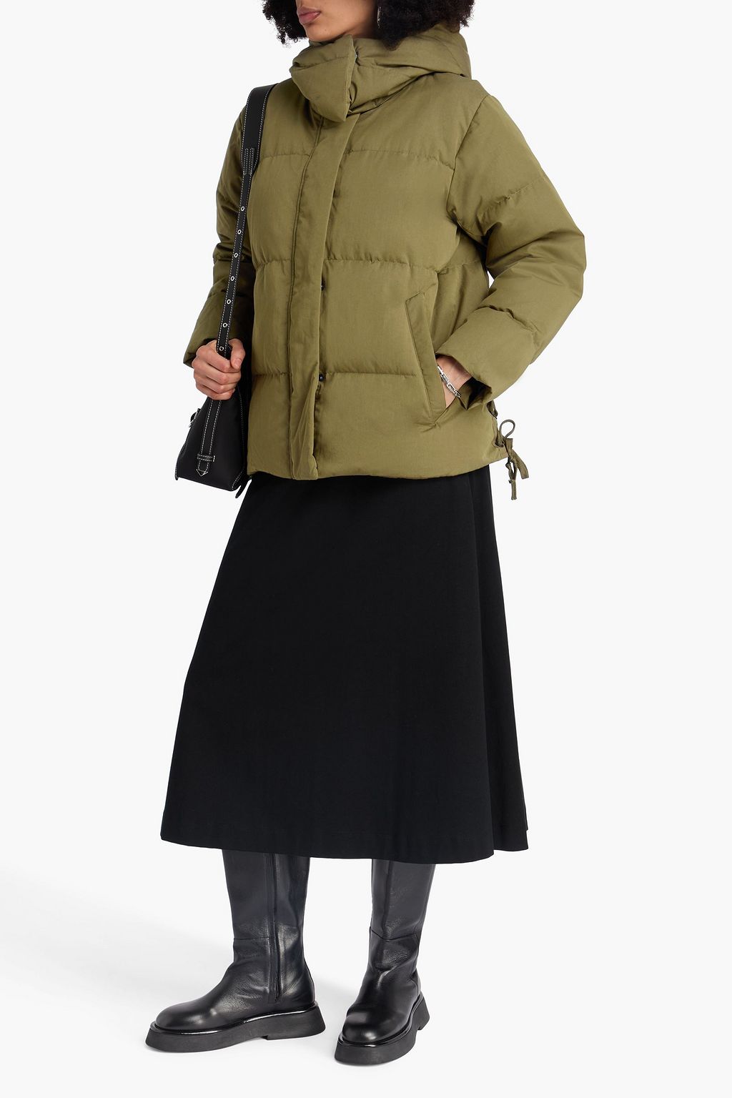 RAG & BONE Lenny quilted cotton-blend twill hooded down jacket