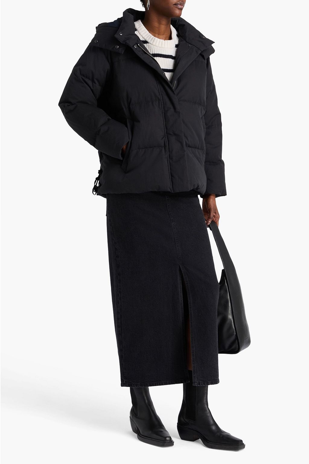 RAG & BONE Lenny quilted cotton-blend twill hooded down jacket
