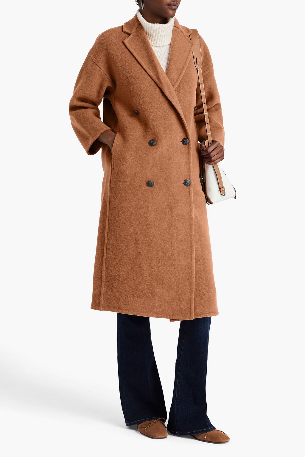 RAG & BONE Thea double-breasted wool-blend felt coat