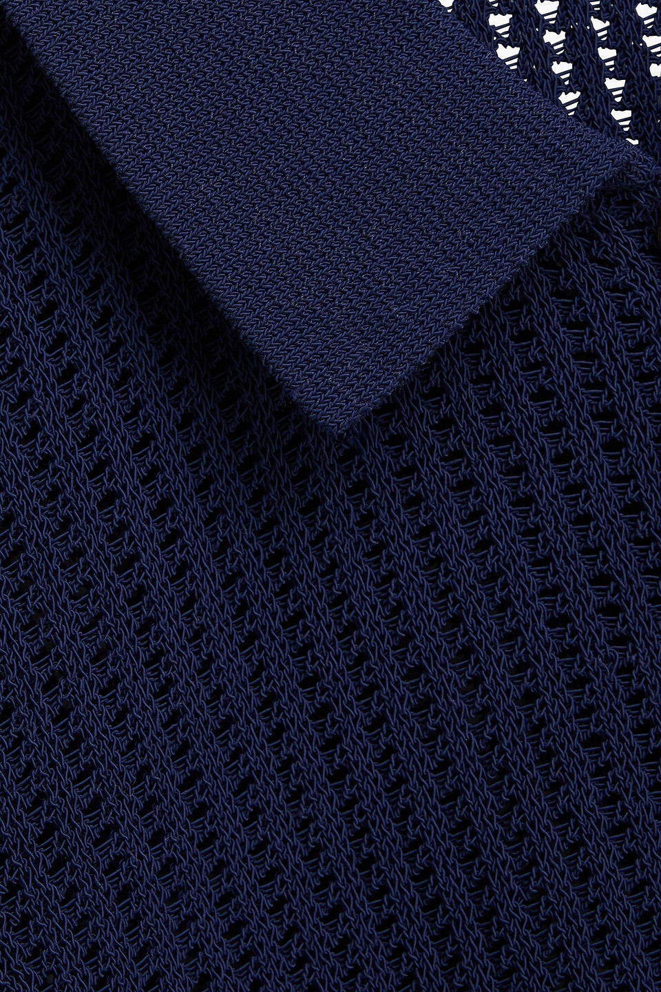 Rag & Bone Viola Ribbed Cotton-blend Polo Sweater In Purple