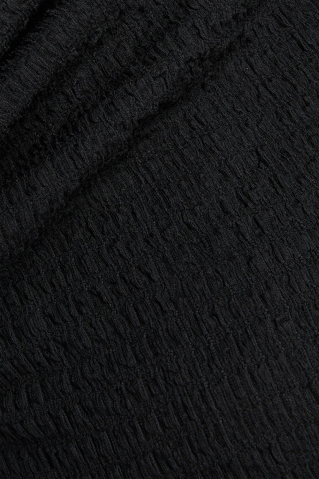 RAG & BONE Lou schulterfreies Oberteil aus Seersucker mit Twist-Detail