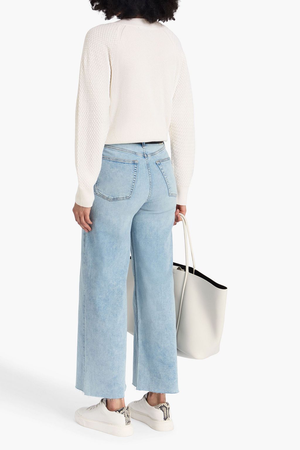 RAG & BONE Kaylee gerippter Kaschmirpullover