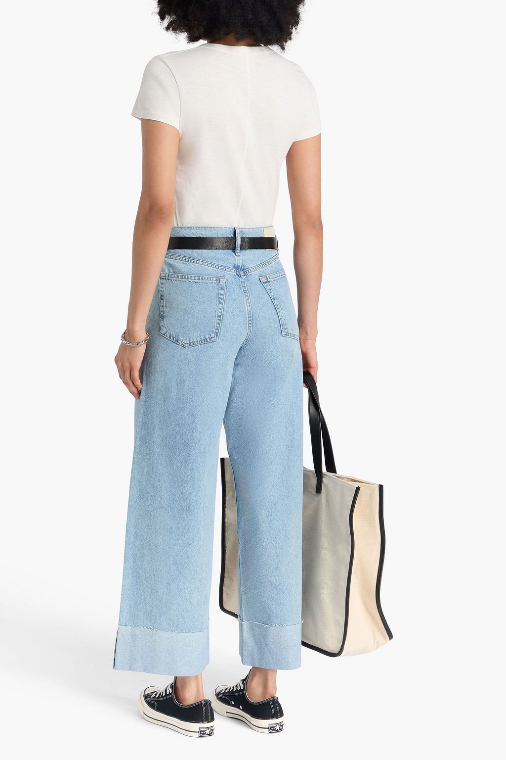 RAG & BONE T-Shirt aus Pima-Baumwoll-Jersey mit Stickereien