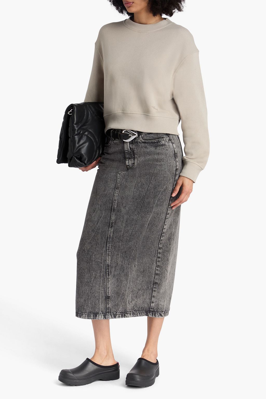 RAG & BONE French cotton-blend terry sweatshirt